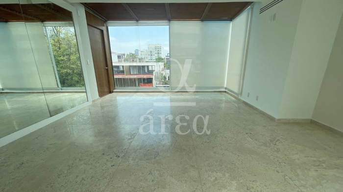 departamento con super terraza en renta en polanco