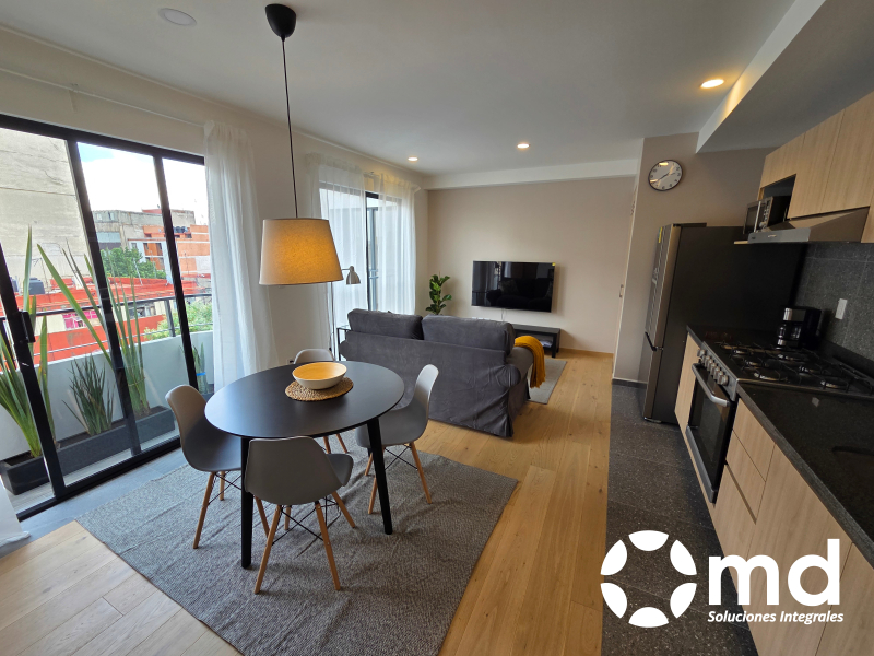 Departamento Amueblado en Renta en San Rafael