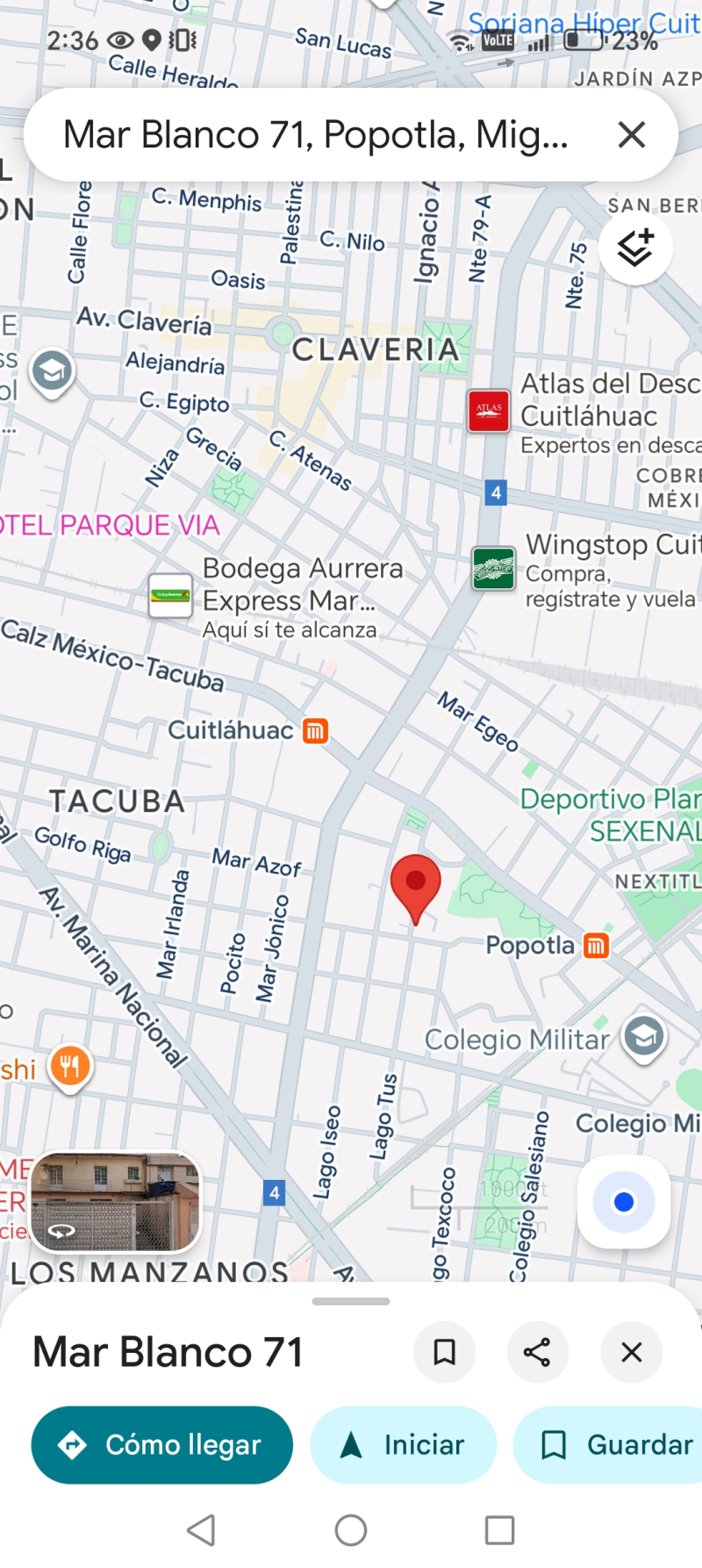 Departamento En Renta En Popotla