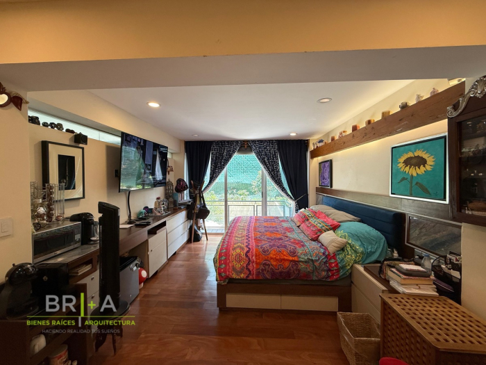 renta de departamento garden en polanco con terraza y jardín dos niveles