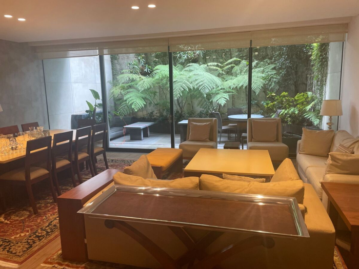 departamento en renta en polanco amueblado espectacular garden !!