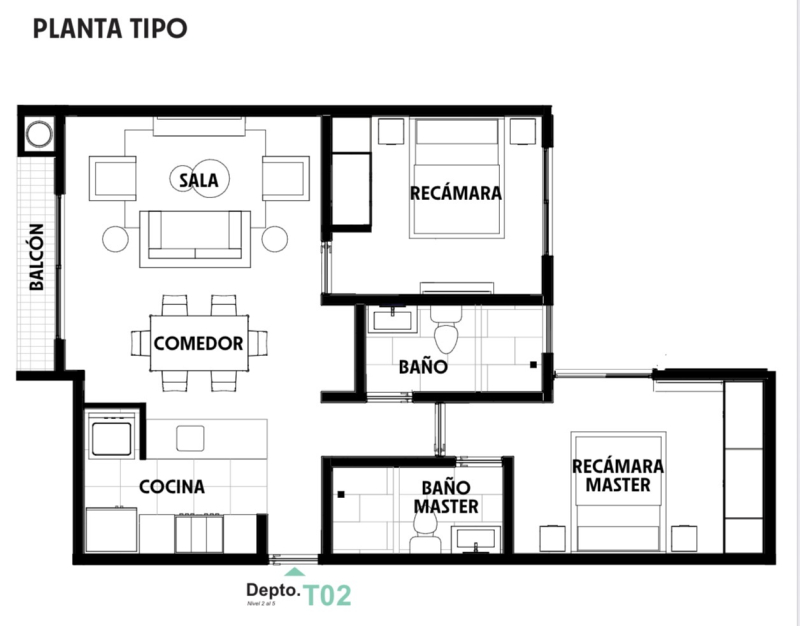 departamento en venta para estrenar en 2026 en cuauhtémoc