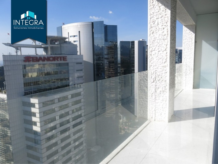 departamento en renta, av. santa fe, cruz  manca.