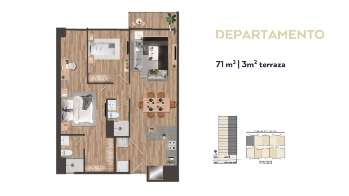 Departamento Venta Tlalpan Benito Juárez CDMX
