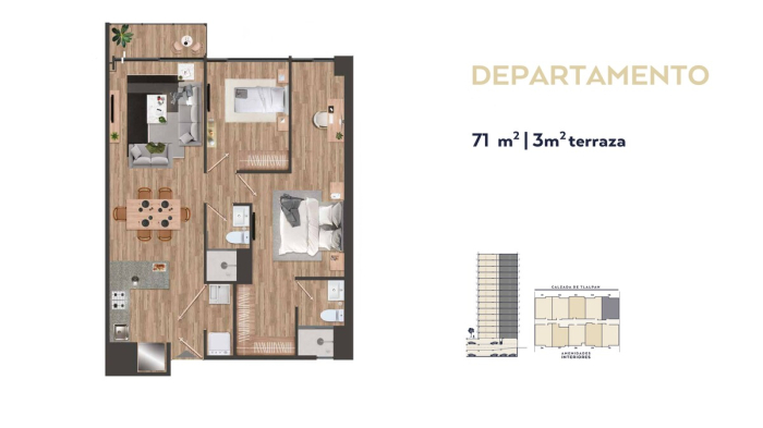 Departamento Venta Tlalpan Benito Juárez CDMX