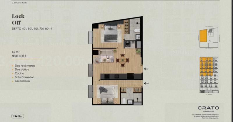 Departamentos En Preventa En Torre Delia Providencia