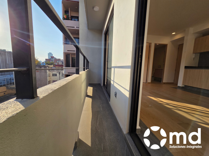 Renta Departamento con balcón a estrenar en San Rafael