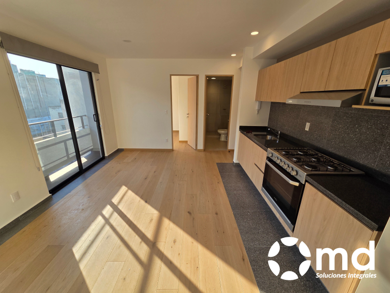 Renta Departamento Con Balcón A Estrenar En San Rafael