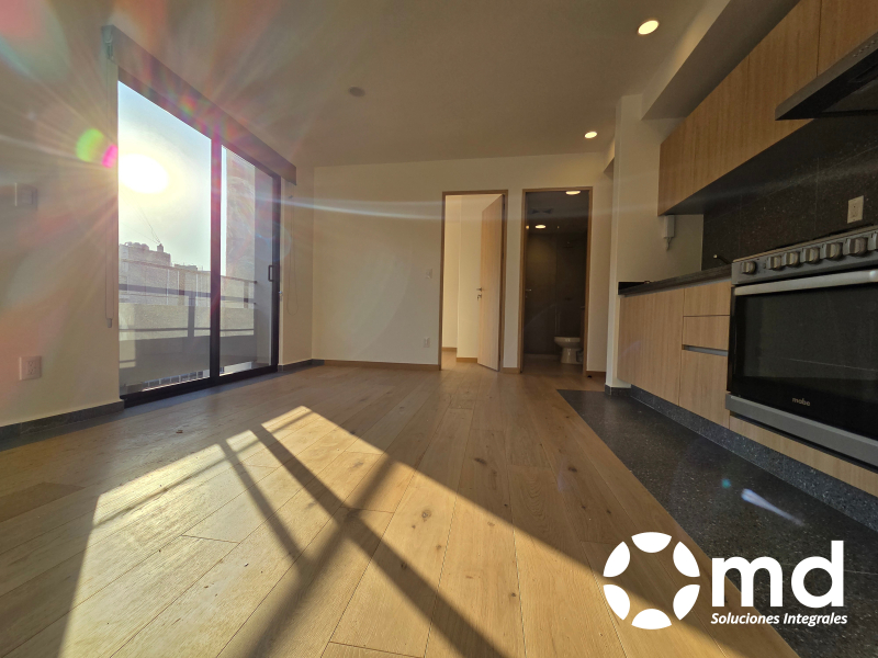 Renta Departamento Con Balcón A Estrenar En San Rafael