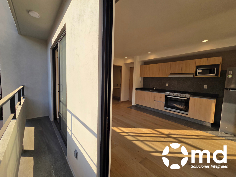 Renta Departamento Con Balcón A Estrenar En San Rafael