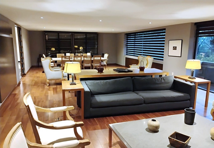 departamento amueblado en renta en campos elíseos 69