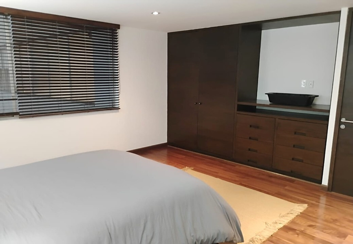 departamento amueblado en renta en campos elíseos 69