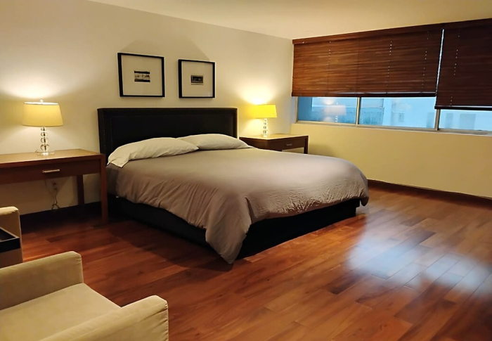 departamento amueblado en renta en campos elíseos 69