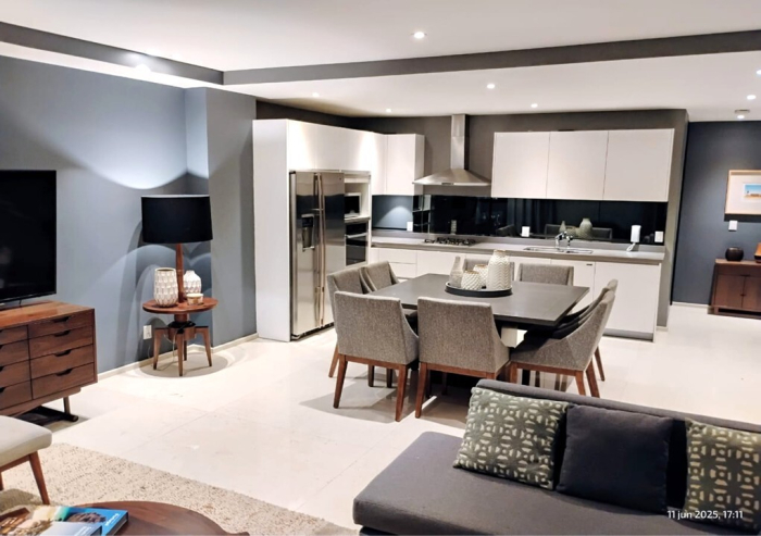 departamento en renta amueblado aaa campos eliseos, polanco