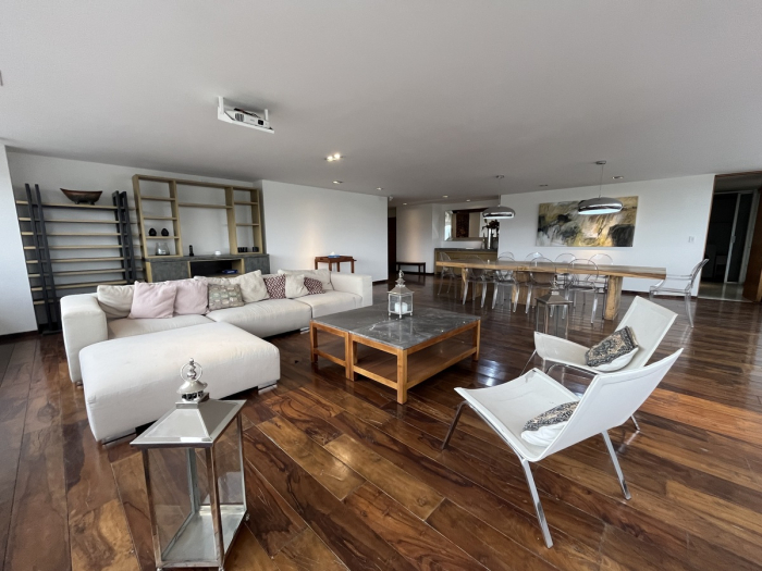 departamento amueblado en renta en palmas camerún lomas de chapultepec 