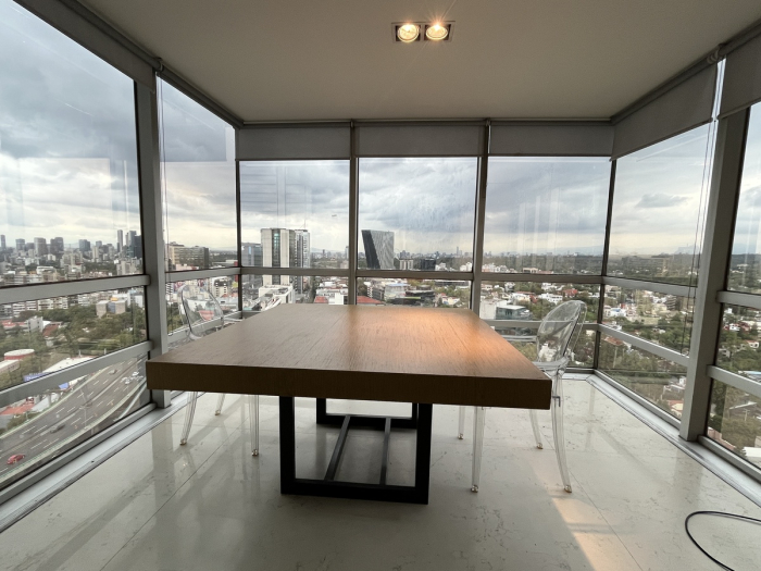 departamento amueblado en renta en palmas camerún lomas de chapultepec 