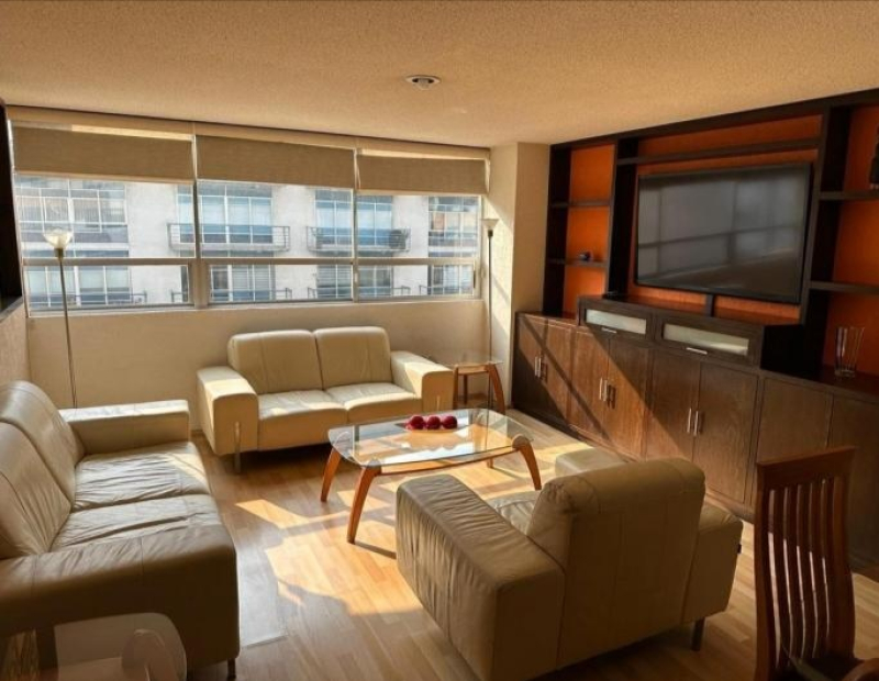 departamento en renta en polanco amueblado con balcón 