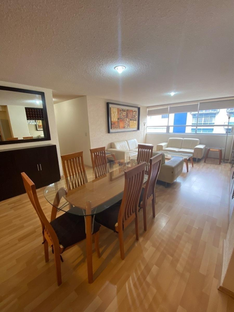 departamento en renta en polanco amueblado con balcón 