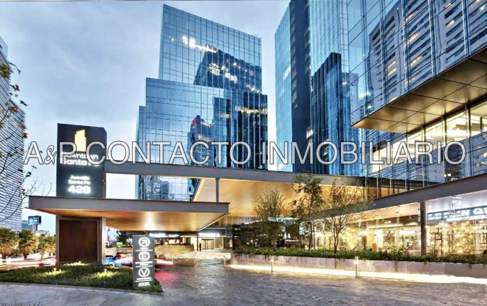 Oficina en Renta  Downtown Santa Fe  (Obra Gris)