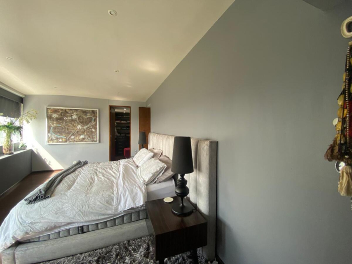 amueblado departamento  renta en santa fe