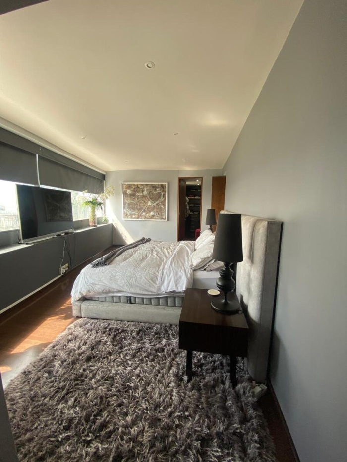 amueblado departamento  renta en santa fe