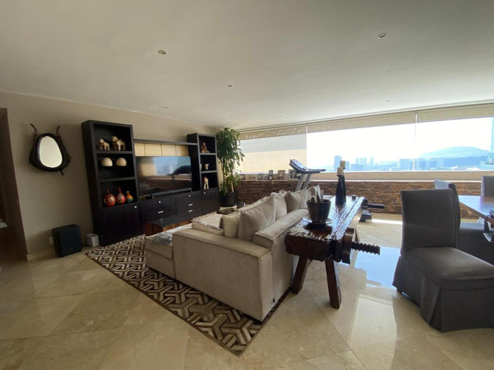 amueblado departamento  renta en santa fe