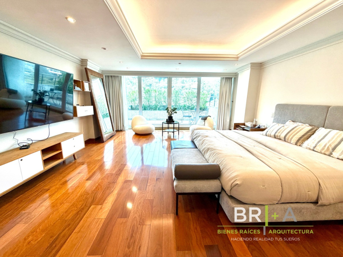 departamento en venta con terraza en bosques de las lomas