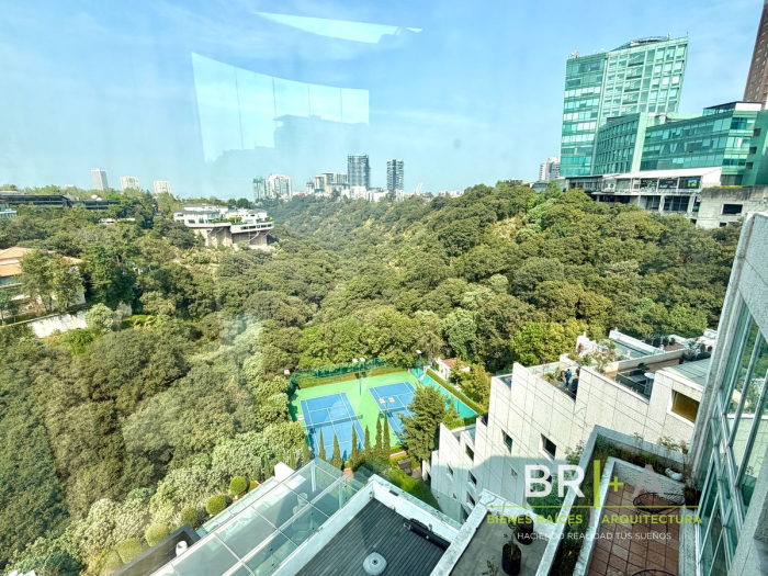 departamento en venta con terraza en bosques de las lomas