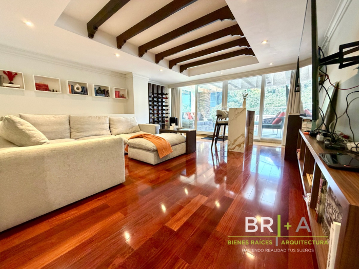 departamento en venta con terraza en bosques de las lomas