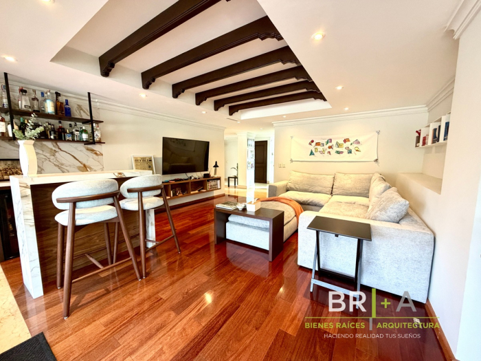 departamento en venta con terraza en bosques de las lomas