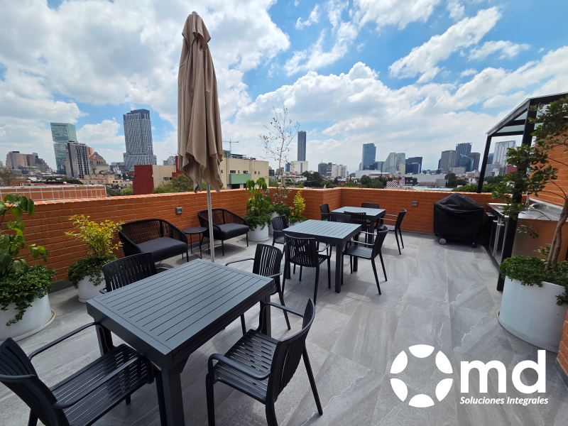 Renta Departamento A Estrenar Con Balcón En San Rafael