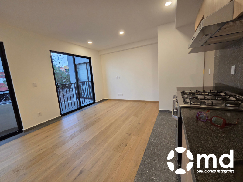 Renta Departamento A Estrenar Con Balcón En San Rafael