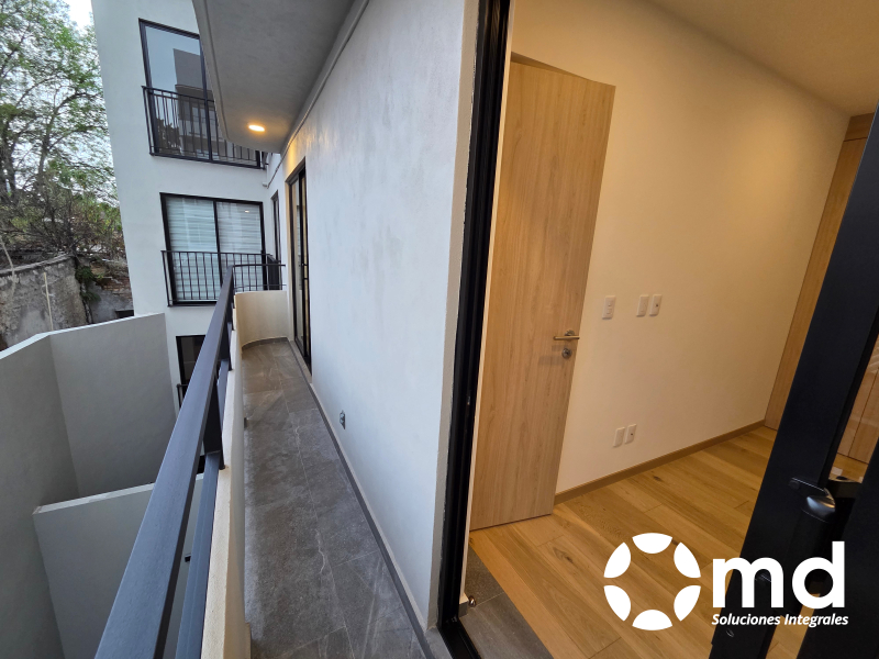 Renta Departamento A Estrenar Con Balcón En San Rafael