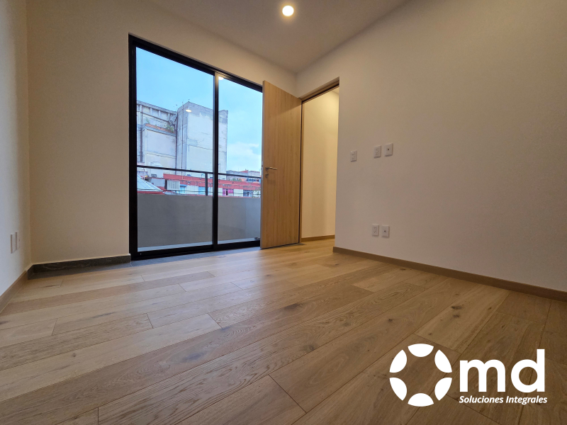 Renta Departamento A Estrenar Con Balcón En San Rafael