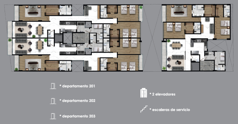 preventa departamentos en l. de tecamachalco, fuente de juventud