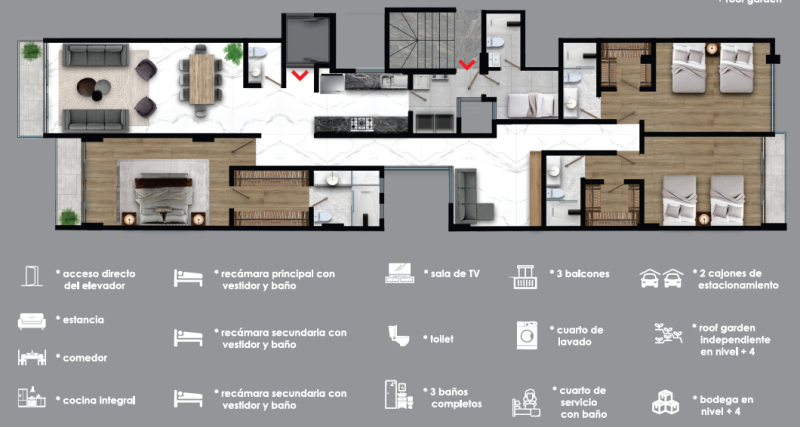 preventa departamentos en l. de tecamachalco, fuente de juventud