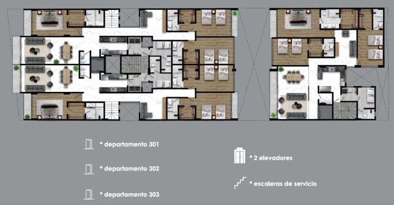 preventa departamentos en l. de tecamachalco, fuente de juventud