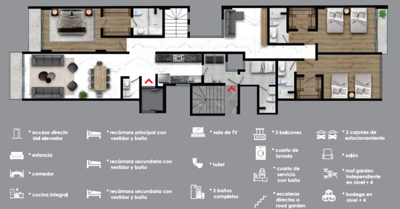 preventa departamentos en l. de tecamachalco, fuente de juventud