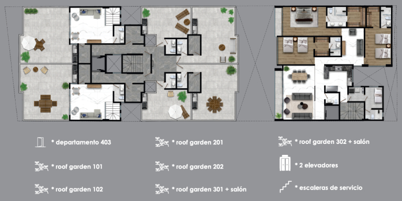 preventa departamentos en l. de tecamachalco, fuente de juventud