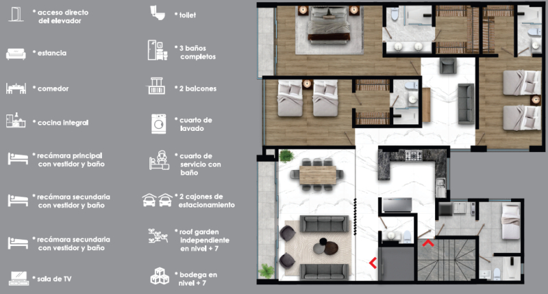 preventa departamentos en l. de tecamachalco, fuente de juventud