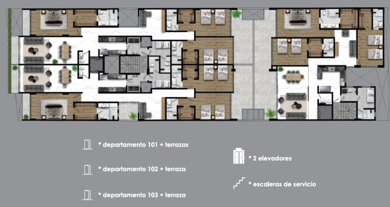 preventa departamentos en l. de tecamachalco, fuente de juventud