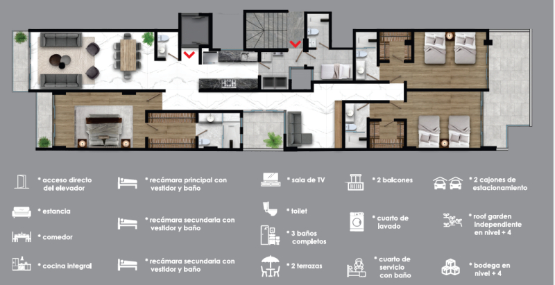 preventa departamentos en l. de tecamachalco, fuente de juventud