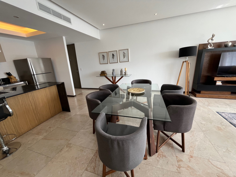 Departamento Amueblado En Renta Central Park Guadalajara  1 Recámara Y Estudio