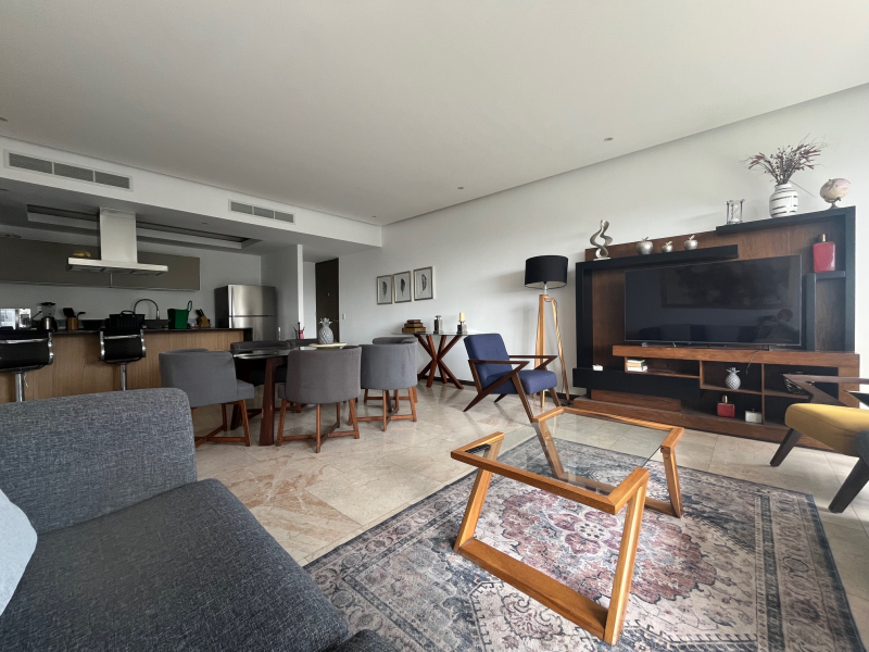 Departamento Amueblado En Renta Central Park Guadalajara  1 Recámara Y Estudio