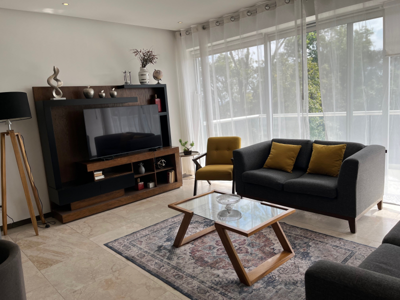 Departamento Amueblado En Renta Central Park Guadalajara  1 Recámara Y Estudio