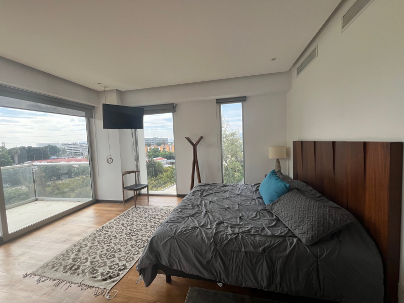 Departamento Amueblado En Renta Central Park Guadalajara  1 Recámara Y Estudio