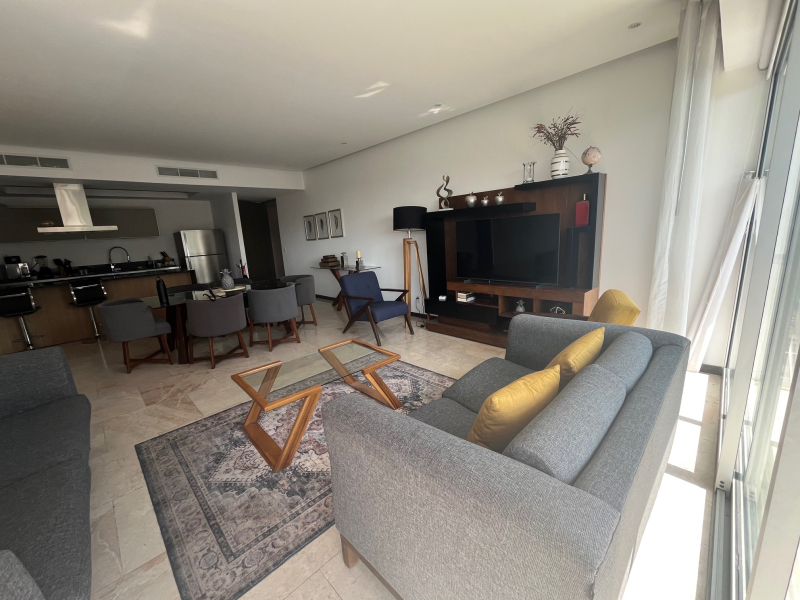 Departamento Amueblado En Renta Central Park Guadalajara  1 Recámara Y Estudio