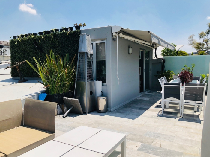departamento penthouse con terraza en renta en polanco