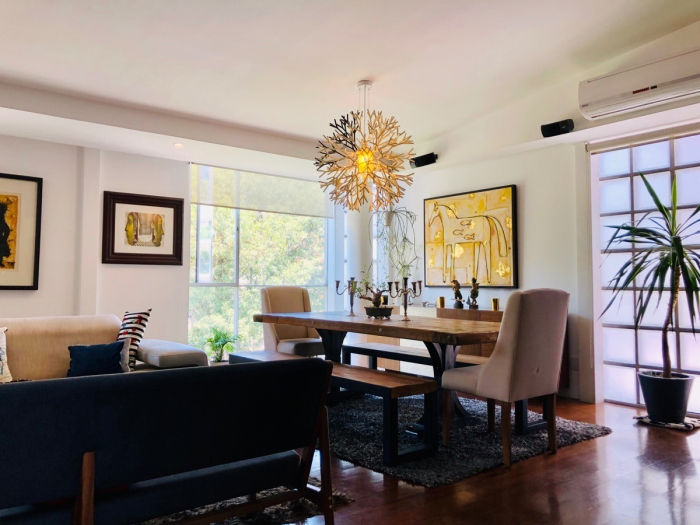 departamento penthouse con terraza en renta en polanco