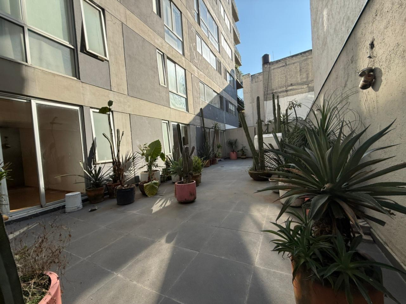 departamento garden con terraza en venta - nuevo león - condesa 